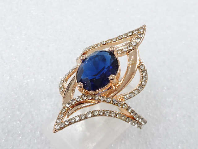 COLORED STONE FASHION RING / JP SIZE 18